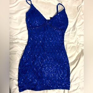 Dylan Sequin Beaded Mesh Mini Dress from Windsor!!! Only worn once